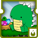 Icon bubble shooter dino egg saga