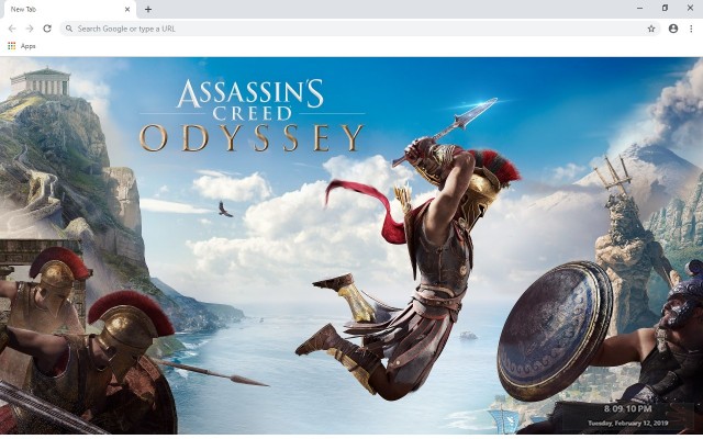 Assasin’s Creed Odyssey Custom New Tab