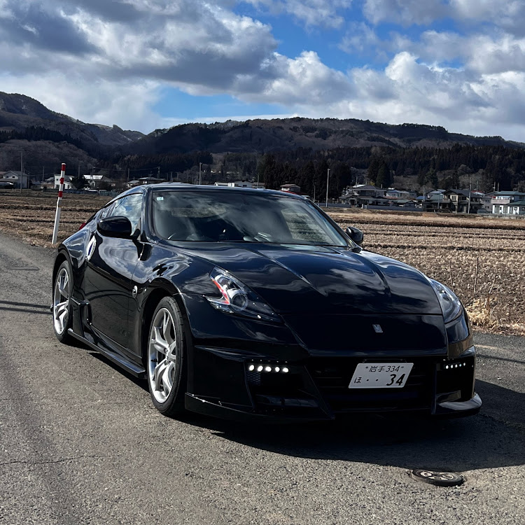 フェアレディZのz34・veilside・納車から現在までの愛車・2月もよろしくお願いします・TE37に関するカスタム事例の投稿画像1枚目