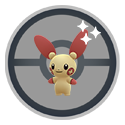 Imagen de Plusle: con ícono variocolor