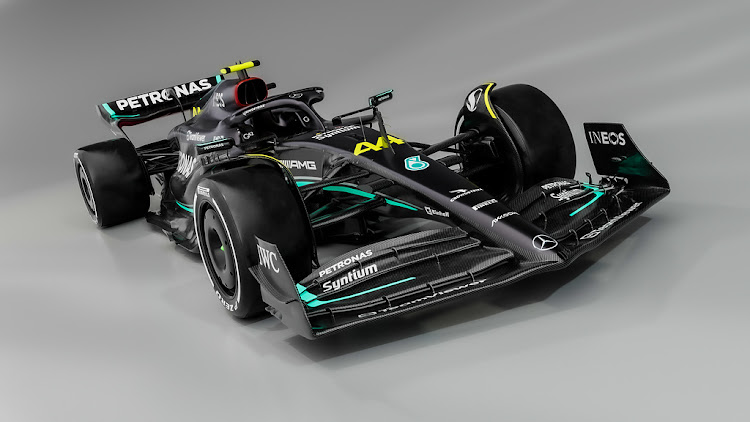 Mercedes ran a silver liveried car last year and the return to the black of 2020 and 2021, tying in with the team's push for greater diversity, has the additional benefit of saving weight by removing paint and leaving raw carbon fibre.