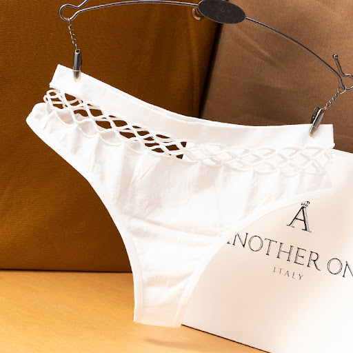 Title 9, Sexy Fishnet Hole Cutout Triangle Thong. Experi...