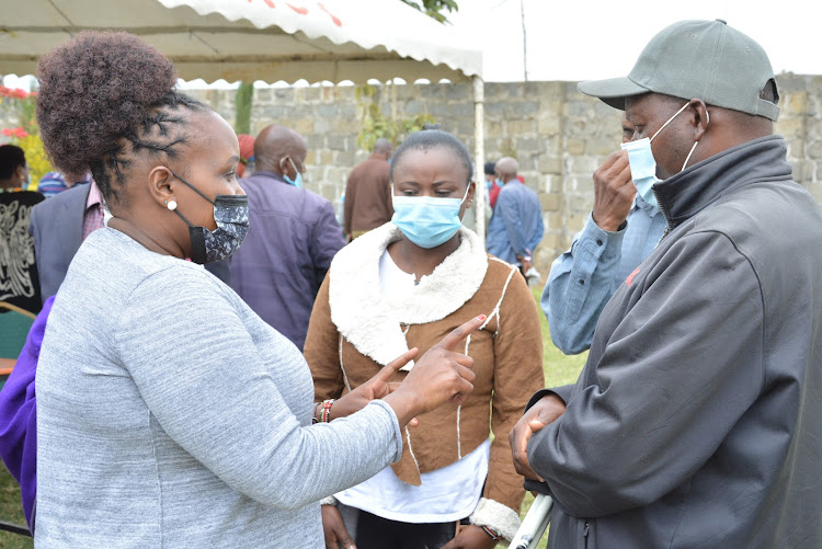 Gilgil MP Martha Wangari and residents discuss upcoming Rironi-Mau Summit expressway that will pass through Gilgil town