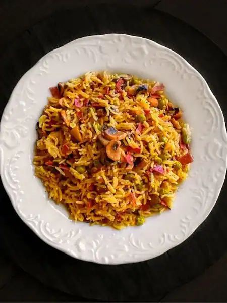 Mushroom Shezwan Fried Rice