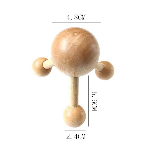 Title 6, Wooden Octopus Head Scalp Meridian Massage. Rel...