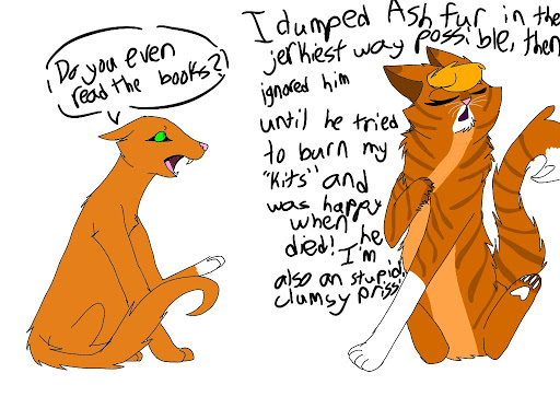 Fanon Vs Canon: Squirrelflight by anonymous_tundra