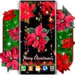 Cover Image of Descargar 4K Christmas Flowers ❤️ Poinsettia Live Wallpaper 6.2.0 APK