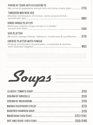 1522 - Bar And Kitchen menu 1