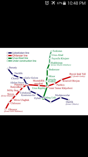 Tashkent Metro Map