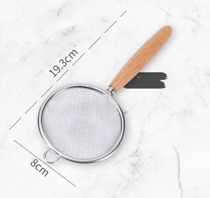 Passoire tamis multifonction avec isolation thermique, grille à huile et louche à fondue, l'accessoire indispensable pour votre cuisine.