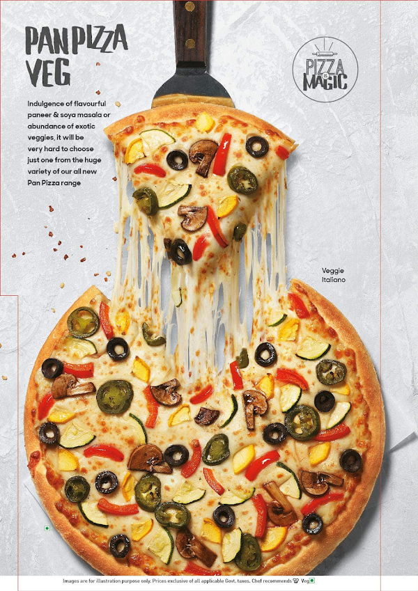 Pizza Hut menu 