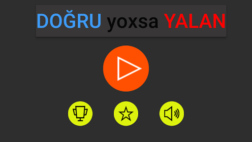 Dogru yoxsa Yalan