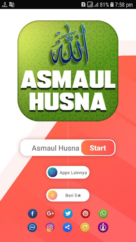 Asmaul Husna 99 Nama Allah Beserta Artinya Latest Version For Android Download Apk