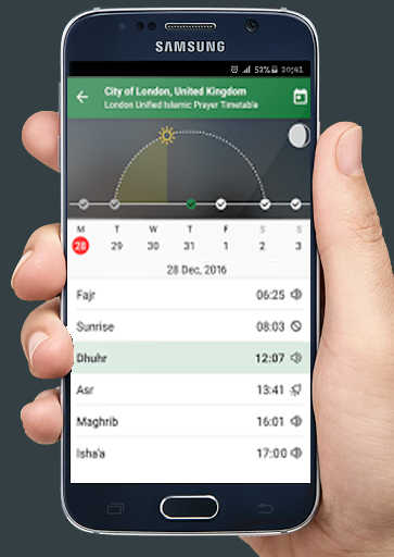 Android application Muslim : Prayer Times screenshort