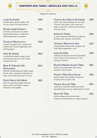 Bharat Bhavan menu 1