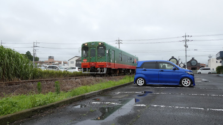 N-WGN カスタムの白いホイール・真岡鉄道・真岡駅・真岡ビジネスホテルに関するカスタム事例の投稿画像2枚目