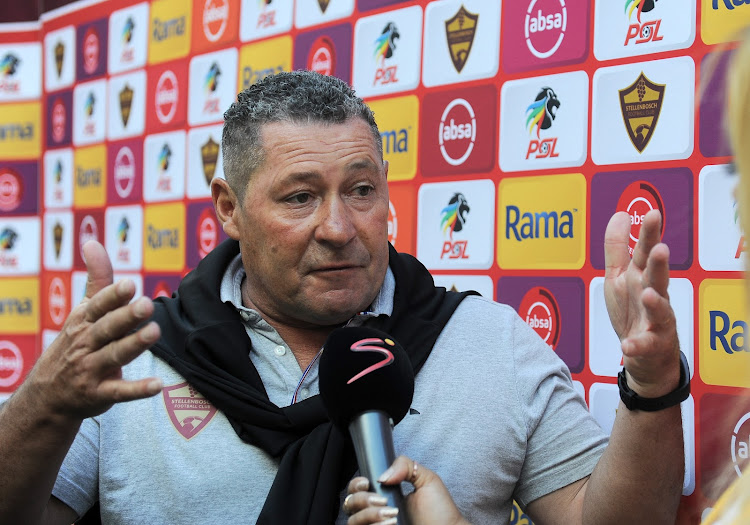 Steve Barker is convinced his team belong at this level of the game after masterminding three wins in succession for Stellenbosch FC.