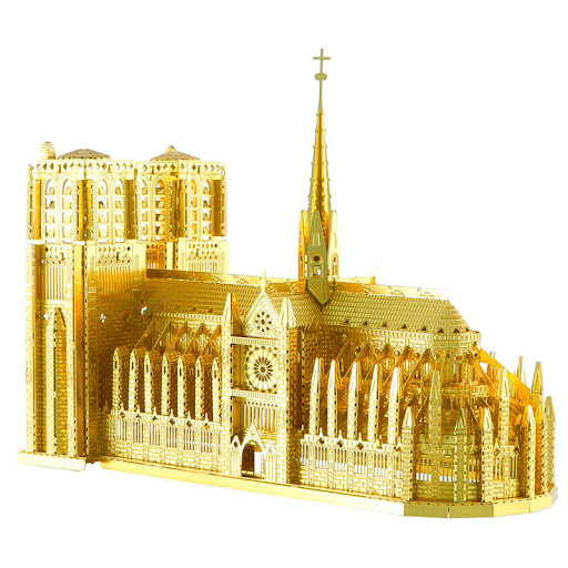 Title 1, Metal Puzzle Notre Dame de Paris model to build...