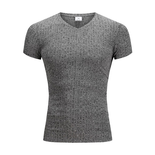 Title 13, Mens Fashion Casual Exercise V-neck Short-slee...