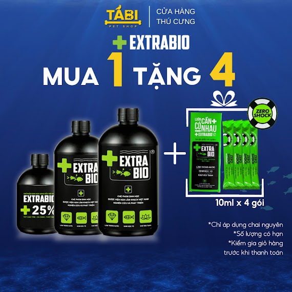 [Mua 1 Tặng 4] Men Vi Sinh Extra Bio 125Ml - Dạng Nước Cao Cấp Dành Cho Hồ Cá Cảnh, Thuỷ Sinh [125Ml Extra Bio]