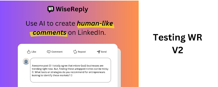 WiseReply - LinkedIn Comment Generator marquee promo image