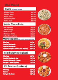 MCA Pasta Wali menu 1