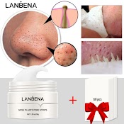 Lanbena Lột Mụn Đầu Đen Mặt Nạ Loại Bỏ Mụn Đầu Đen Cho Mũi Và Miếng Lột Mụn Hiệu Quả (30G)