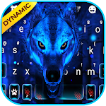 Cover Image of Download Ice Wolf 3D Keyboard Theme 1.0 APK