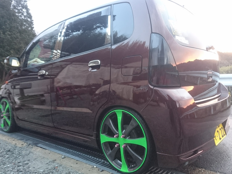 MRワゴンのタイヤ交換・洗車・大阪オートメッセに関するカスタム事例の投稿画像2枚目