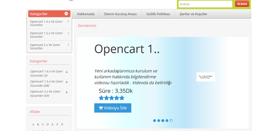 opencartdersler