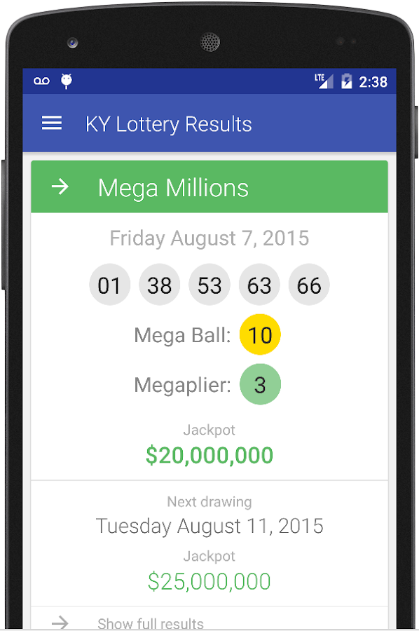 KY Lottery Results - Android Apps on Google Play