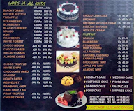 D’ Bakers Pride menu 1