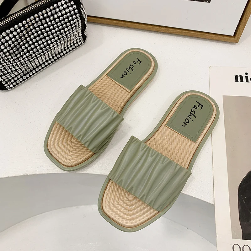 Nuevas Chancletas de Agua Suaves Color Caramelo para Mujer, Perfectas para la Playa y la Piscina, Cómodas y Ligeras.