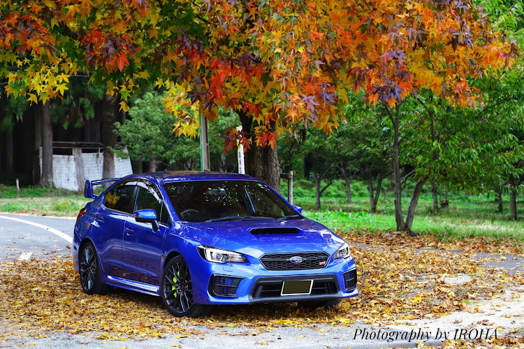WRX STIのピックアップに選ばれたい・ピックアップ狙い・滋賀県ツーリング・紅葉と愛車に関するカスタム事例の投稿画像1枚目