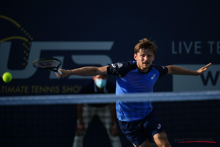 David Goffin moet in halve finales Ultimate Tennis Showdown meerdere erkennen in opponent