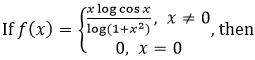 Differentiability: Definition