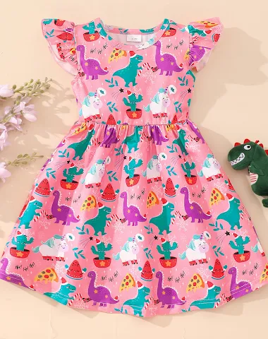 Mädchen Sommerkleid mit individuell - 0