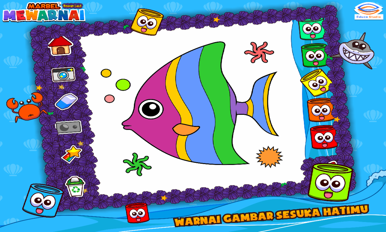 Top Download  Gambar  Ikan  Mewarnai Goodgambar