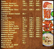 Shama Chicken Corner menu 1