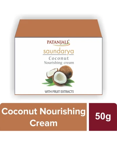 Patanjali Saundarya Coconut Nourishing Cream - 50 gm