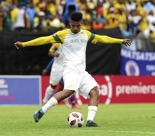 Rivaldo Coetzee of Sundowns is back in action./Gavin Barker / BackpagePix