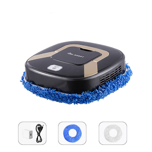 Title 1, Robot Lazy Home Smart Mopping Vacuum Cleaner. A...