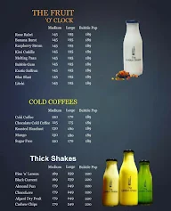 The London Shakes menu 7