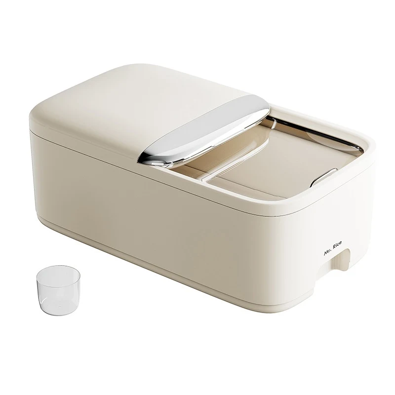 Cubo de arroz doméstico resistente a insectos y humedad, grado alimenticio, mantén tu arroz fresco y seguro por más tiempo.