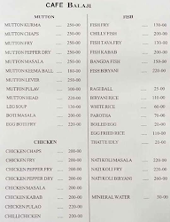 Balaji Bar & Restaurant menu 1