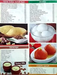 Aggarwal Sweets & Restaurant menu 1