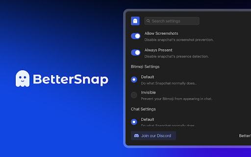 BetterSnap - Supercharge your Snapchat Web Experience.