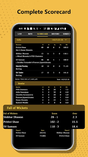 Screenshot Cricket World 777 - Live Line