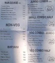 Maharashtra Chinese & Biryani menu 1