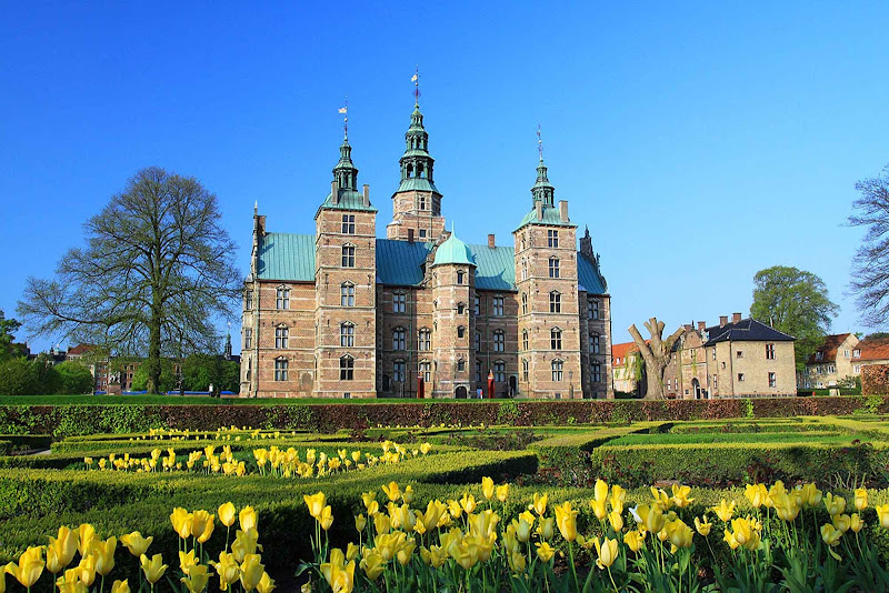 The grounds of Rosenborg Castle feature the lovely Kongens Have (The King's Garden).